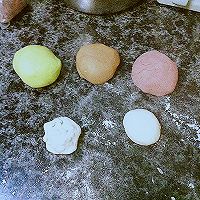 火龙果馒头的做法图解1