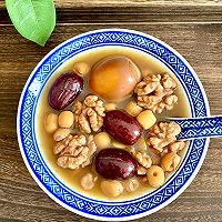 #感恩节为TA做顿饭#莲子核桃红枣鸡蛋汤的做法图解9