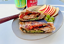 手抓饼蜜汁鸡排三明治的做法