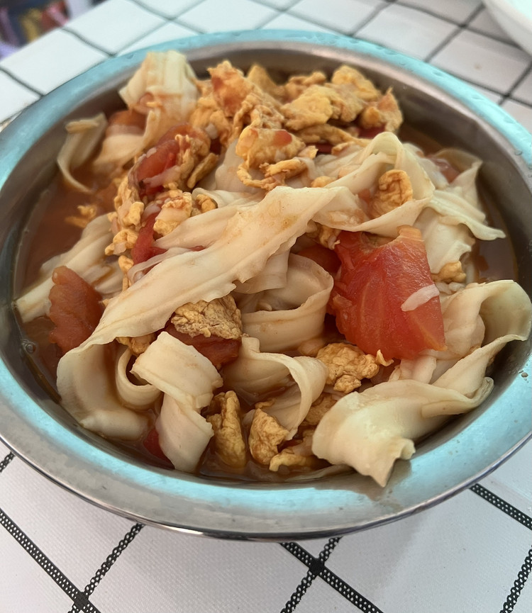 面条新吃法（番茄鸡蛋拌面）的做法