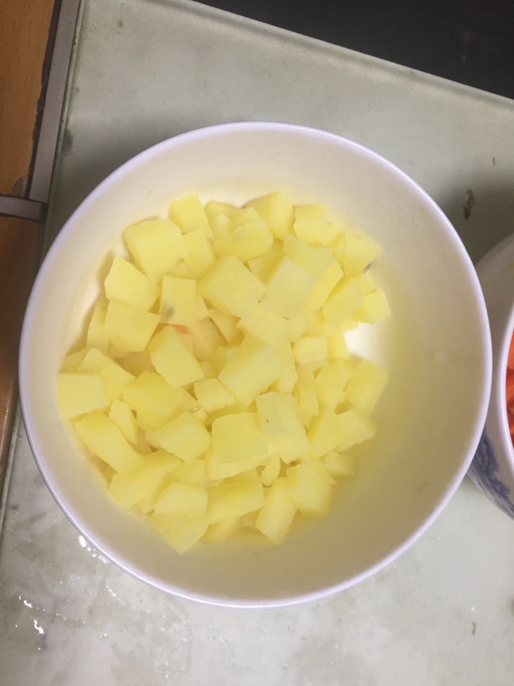 杂蔬焖饭的做法图解3