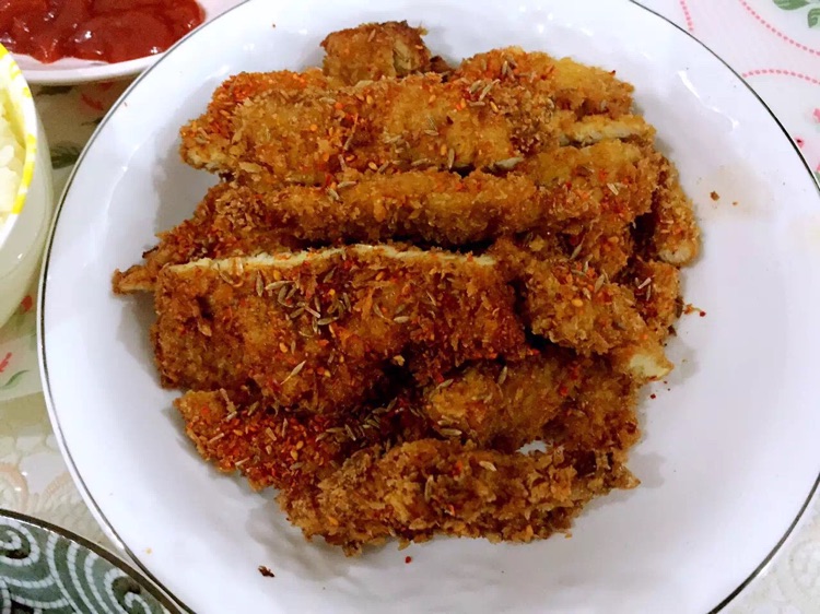 炸鸡排的做法图解8