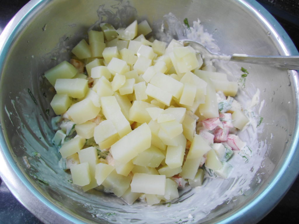 土豆沙拉怎么做_土豆沙拉的做法_瑗瑗baby_豆果美食