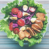 低脂鸡胸肉蔬菜沙拉的做法图解8