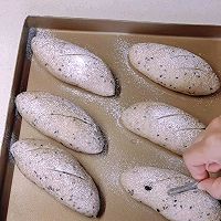 ㊙️全麦黑芝麻亚麻籽面包的做法图解8