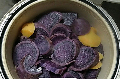 紫薯饭~蒸紫薯