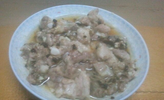 家常菜清蒸豆豉排骨