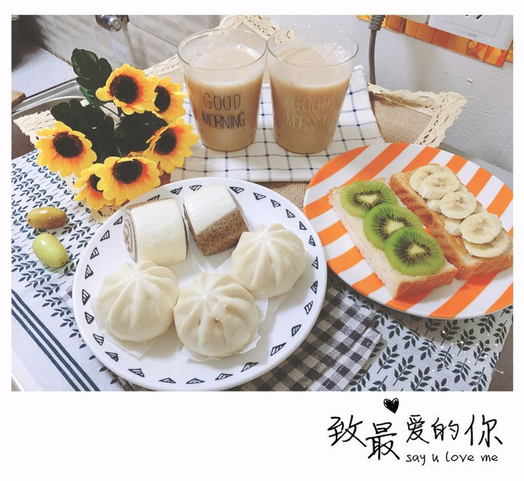 简单丰富早餐的做法