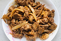 新疆口味的炒烤肉的做法