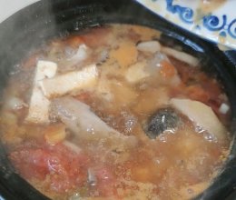 #宝宝的第一口辅食鱼#砂锅挪威北极鳕鱼蘑菇汤的做法