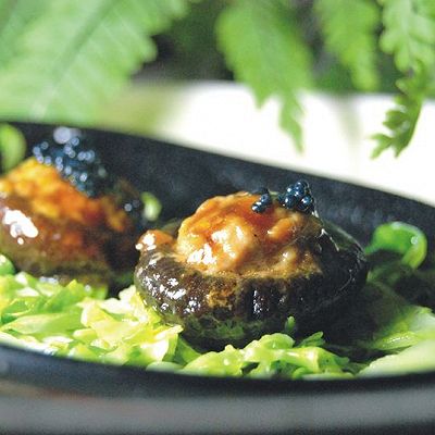 鱼籽酱肉酿香菇