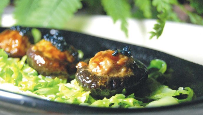 鱼籽酱肉酿香菇