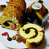 #做道懒人菜，轻松享假期#红枣枸杞养生蛋糕卷的做法图解5