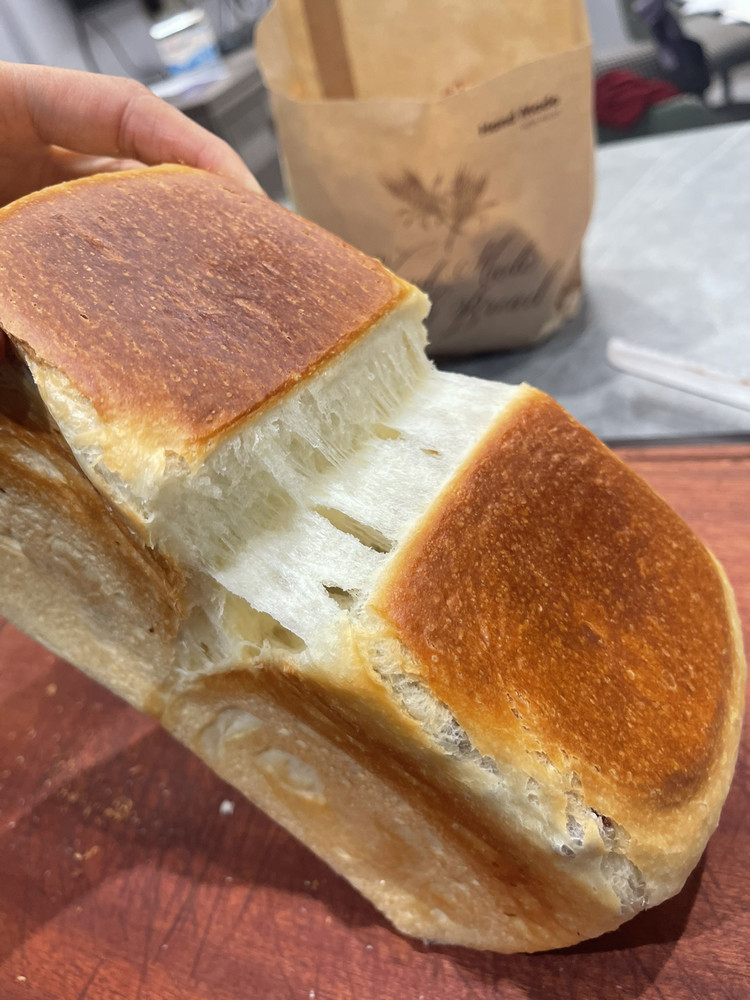 烫面中种吐司的做法