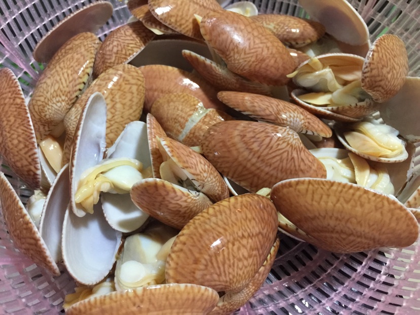 紫苏豉椒炒花甲的做法图解3
