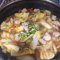 冬日份-蔬菜肉丸粉丝汤的做法图解13