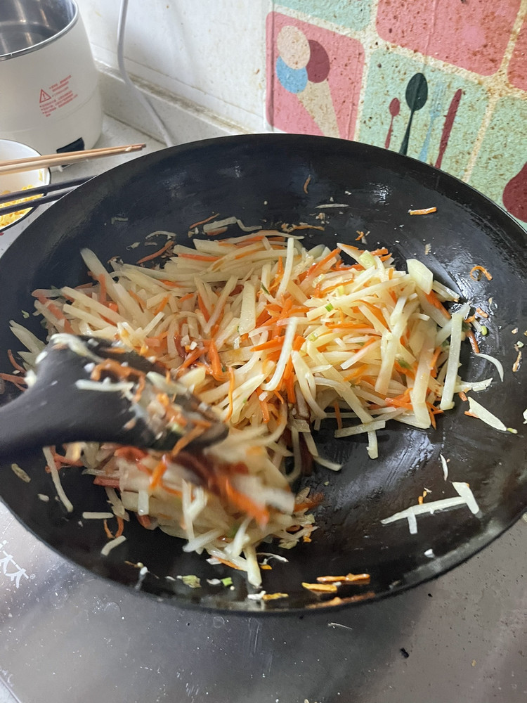 炒土豆丝的做法