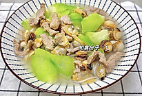 丝瓜蛤蜊瘦肉汤面的做法