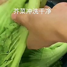 酸菜炒青豆