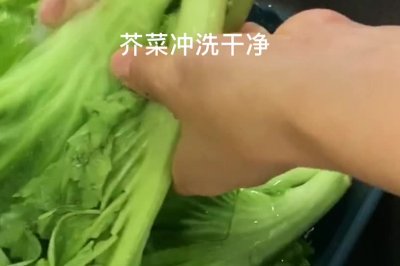 酸菜炒青豆
