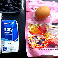 爆浆蓝莓酸奶蛋糕_❤️爱意满满的快手甜点营养早餐的做法图解1