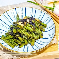 #黄河路美食#干煸橄榄菜四季豆的做法图解8