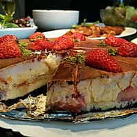 多层芝士慕斯蛋糕(芒果,草莓味)的做法图解4