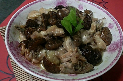 家常蒸菜:冬菇鸡肉美味蒸