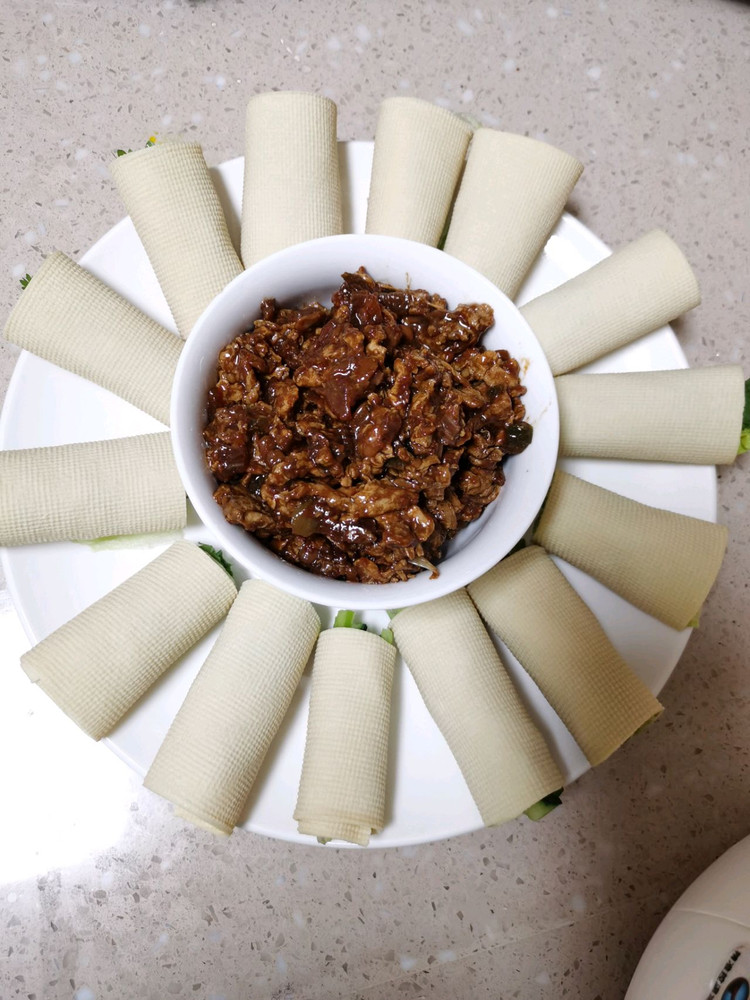减脂餐—快手青菜卷的做法