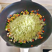 酱炒无米炒饭减肥期也能吃饱的做法图解7