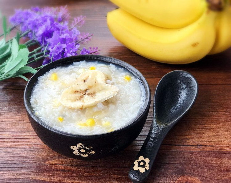 玉米香蕉甜粥-轻食主义的做法