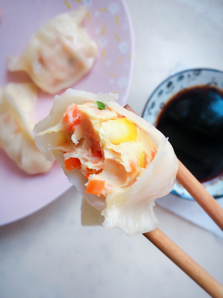 低脂饺子——蔬菜鸡肉水饺的做法