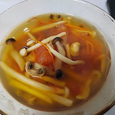 超好喝的番茄菌菇汤