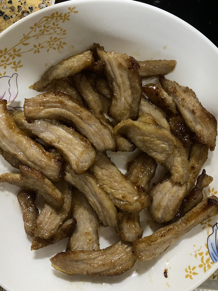 香煎猪颈肉的做法