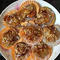 蒜茸粉丝蒸扇贝的做法图解5