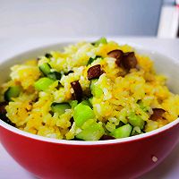 黄金炒饭的做法图解6