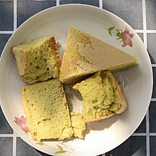 满屋飘香的淡绿色戚风-斑斓蛋糕
