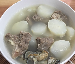 蚝豉菜心猪骨汤的做法