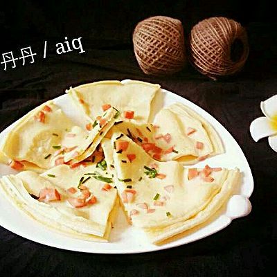 鸡蛋香肠饼