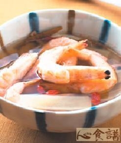 麻油烧酒虾