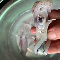 我的拿手好菜——鱿鱼炒花菜的做法图解4