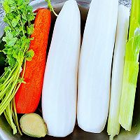 #刘畊宏女孩减脂饮食#双色萝卜丸的做法图解1