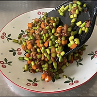 #莓语健康日记#蒜苔炒肉沫的做法图解6