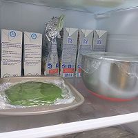仙女必备夏日甜品-抹茶蜜豆毛巾卷的做法图解16