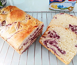 #“佳”节好滋味#紫薯吐司面包的做法