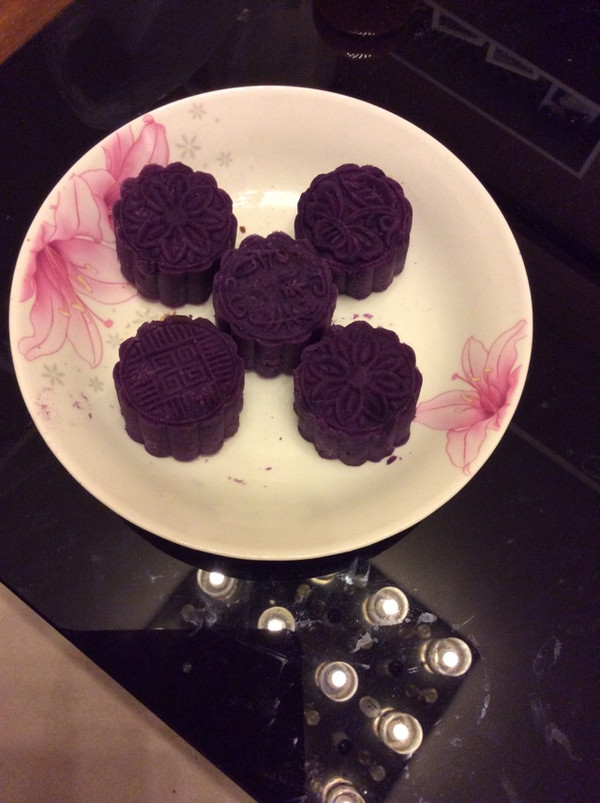 自制紫薯月饼