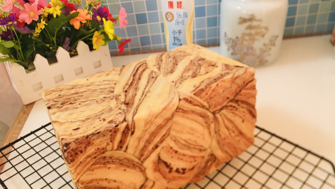 豆沙大理石吐司