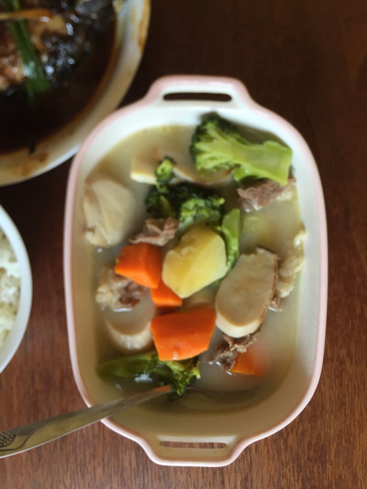 暗黑料理之奶汁炖菜……的做法