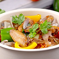 蛤蜊蘑菇鸡：青岛人吃鸡，鲜得有一套！的做法图解5