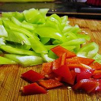 肉末茄子菜椒的做法图解4